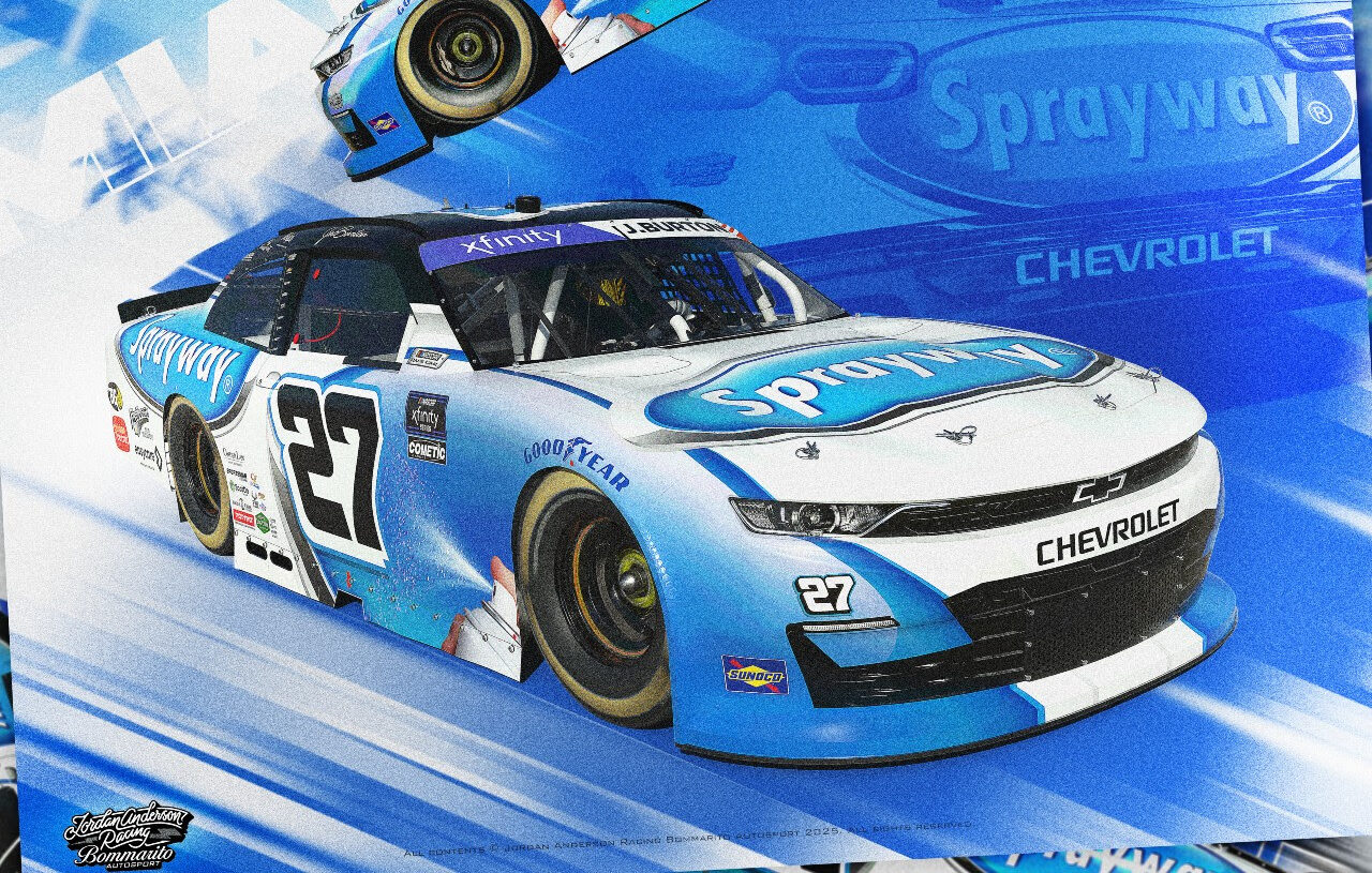 Sprayway Glass Cleaner Announces an Expanded Partnership with NASCAR Driver Jeb Burton for the 2025 Season