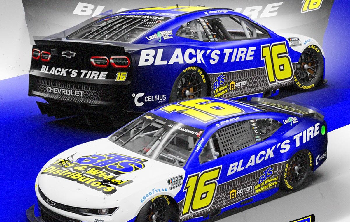 Black’s Tire Joins Kaulig Racing and AJ Allmendinger for Short Track Racing at Martinsville