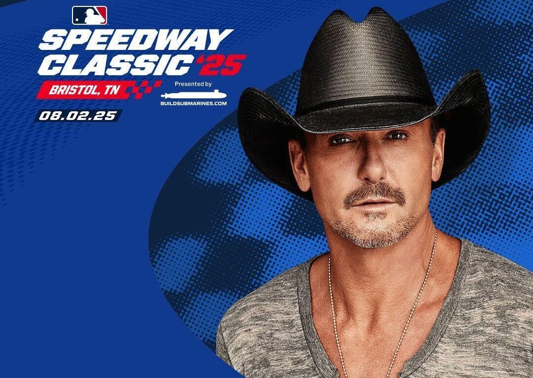 Music Superstar Tim McGraw takes the stage for special pregame concert during MLB Speedway Classic in August at BMS