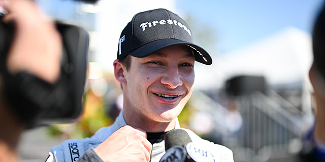 Hauger Leads Nashville Open Test in First Oval Laps