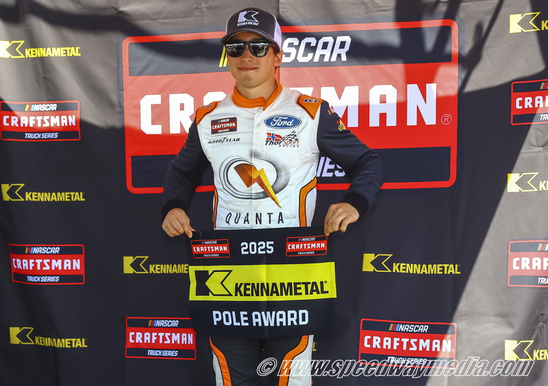 Jake Garcia claims first career Truck Series pole at Rockingham