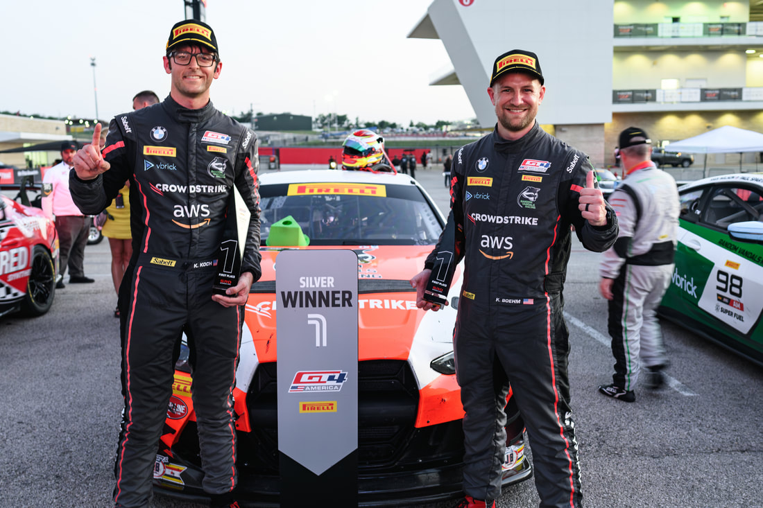 Kevin Boehm and CrowdStrike Racing Return to Circuit of the Americas for GT4 America Endurance Battle in Upgraded BMW M4 GT4 EVO
