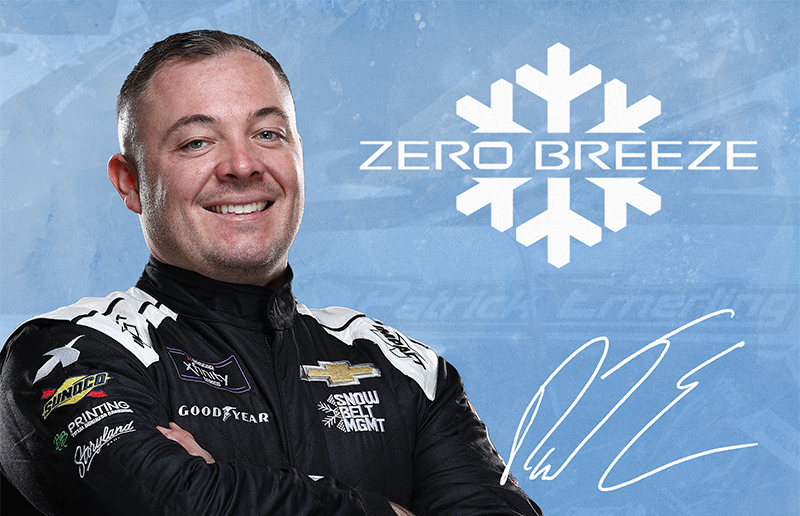 PATRICK EMERLING ANNOUNCES PARTNERSHIP WITH ZERO BREEZE