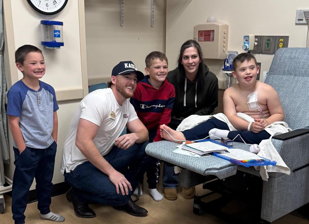 Ty Dillon visits with kids at Niswonger Children’s Hospital and Hurricane Helene flooding survivors ahead of Food City 500