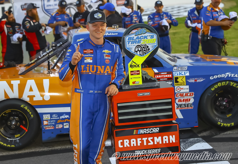 Ankrum’s Patience Rewarded with Truck Series Win at Rockingham