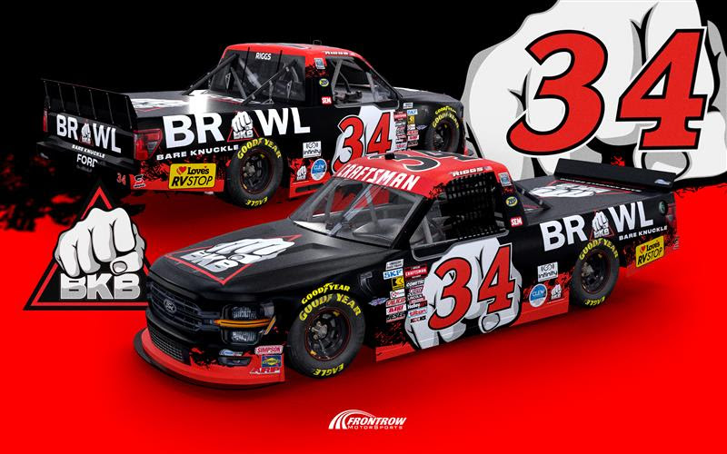 Bare Knuckle Boxing Enters into Multi-Race Partnership with Front Row Motorsports