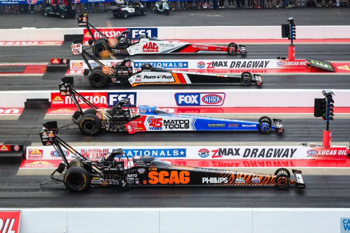 1,000th Top Fuel Race Headline NHRA 4-Wide Nationals at zMAX Dragway April 25-27