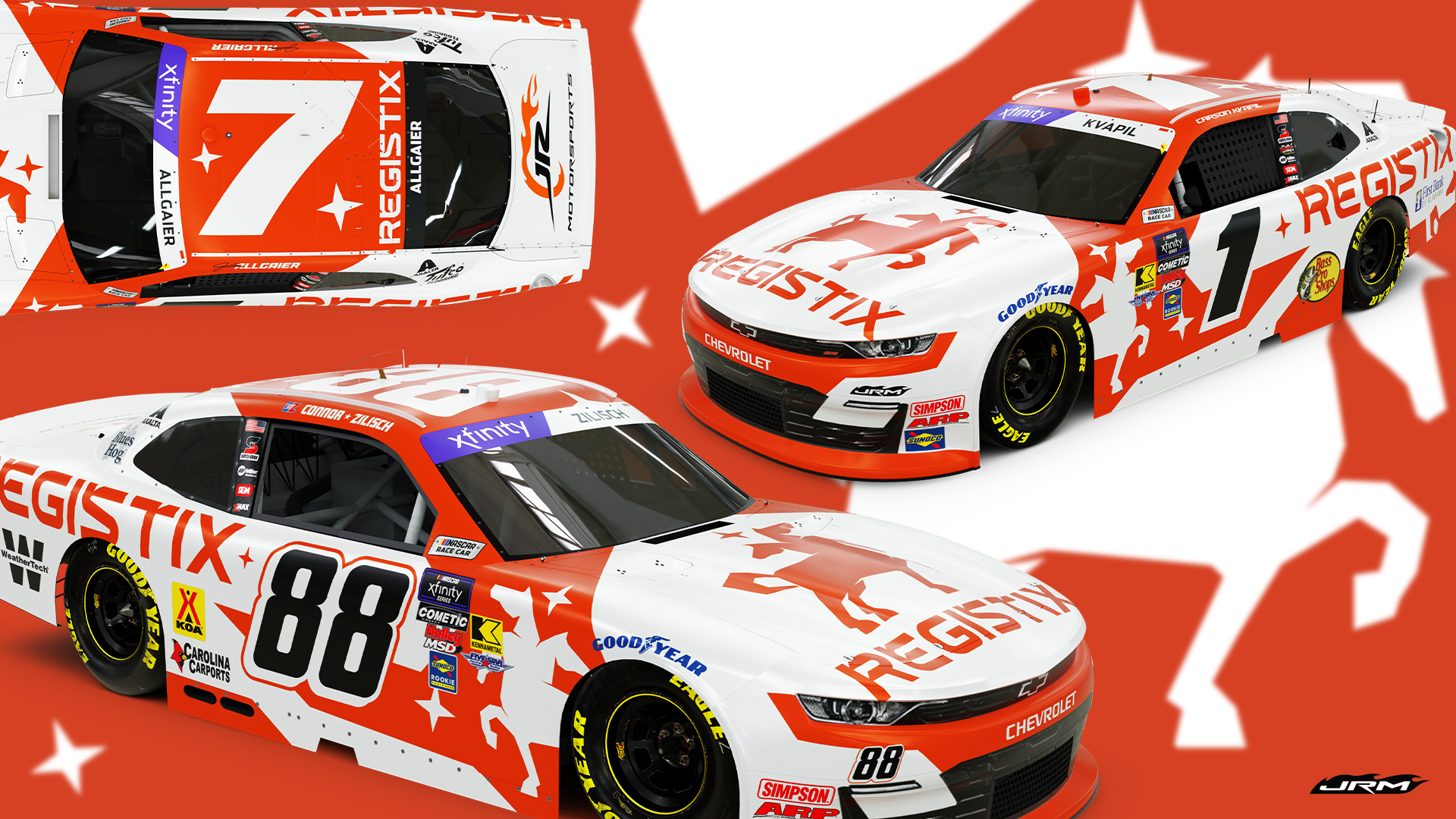 Registix, JR Motorsports Join Forces in Multi-Year Agreement