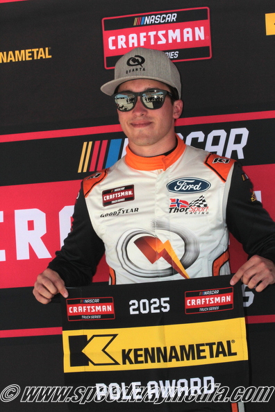 Jake Garcia Claims Truck Series Pole at Kansas Speedway