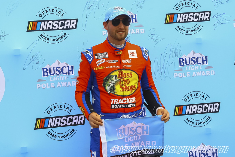 Chase Briscoe speeds to second Cup pole of 2025 for Coca-Cola 600