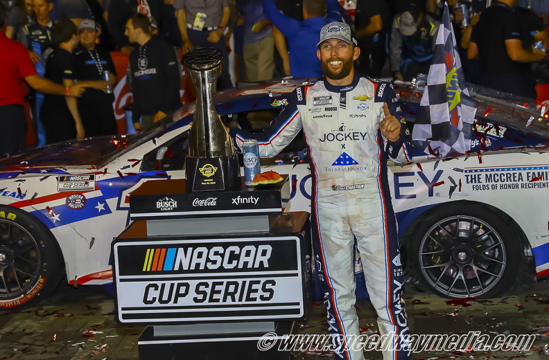 Ross Chastain perseveres for thrilling Coca-Cola 600 victory