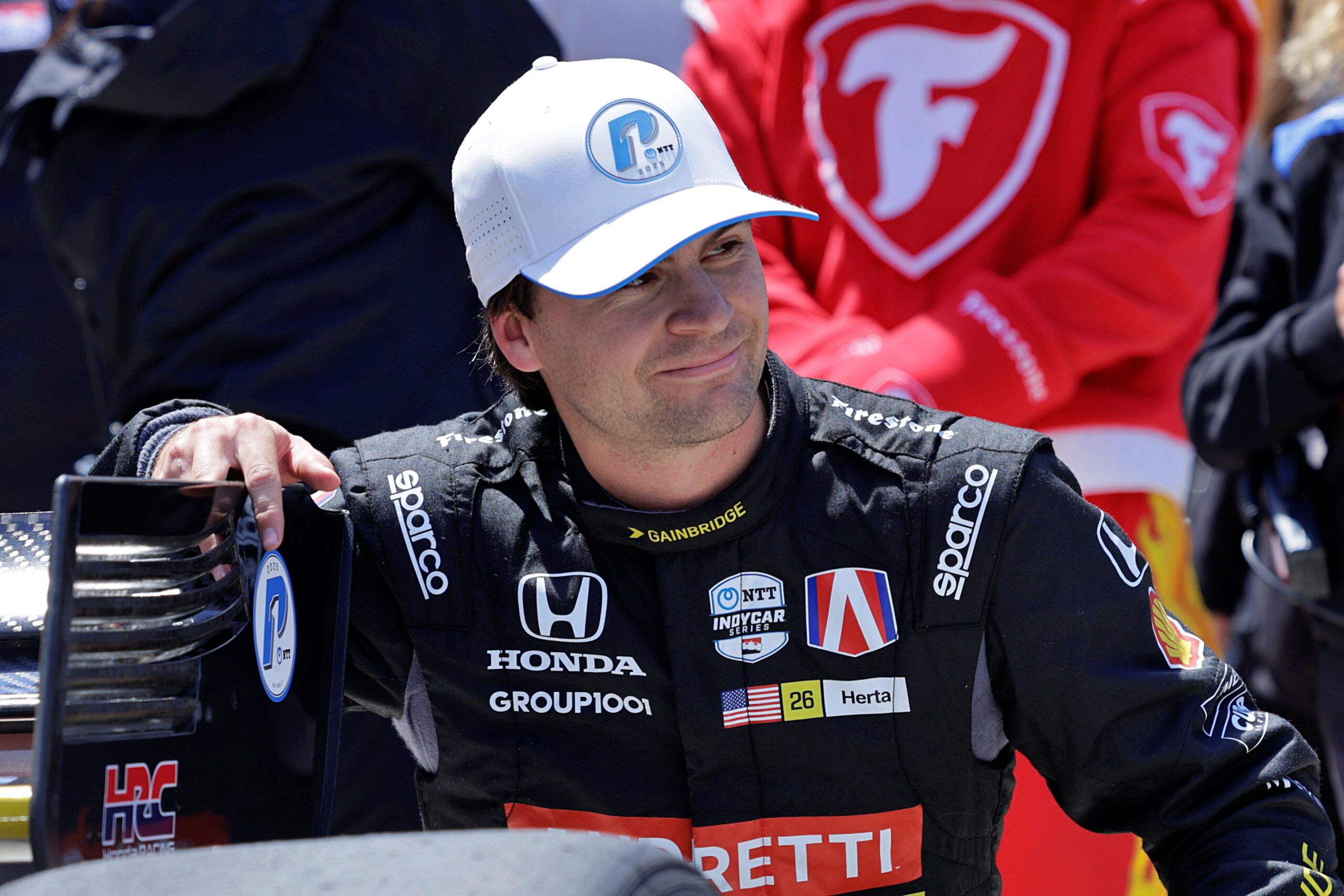 Colton Herta wins pole for Sunday’s race