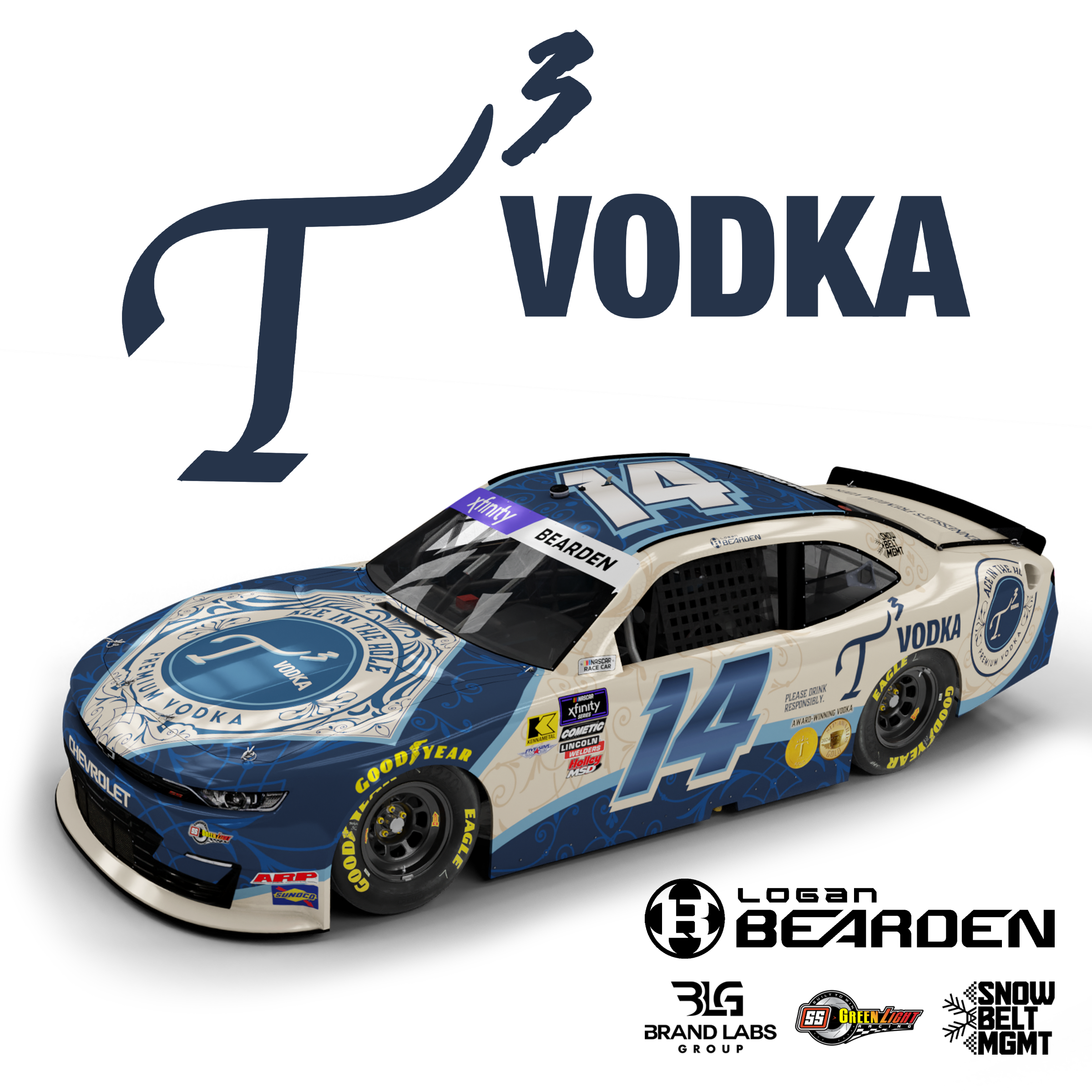 LOGAN BEARDEN PARTNERS WITH T3 VODKA AT NASHVILLE SUPERSPEEDWAY