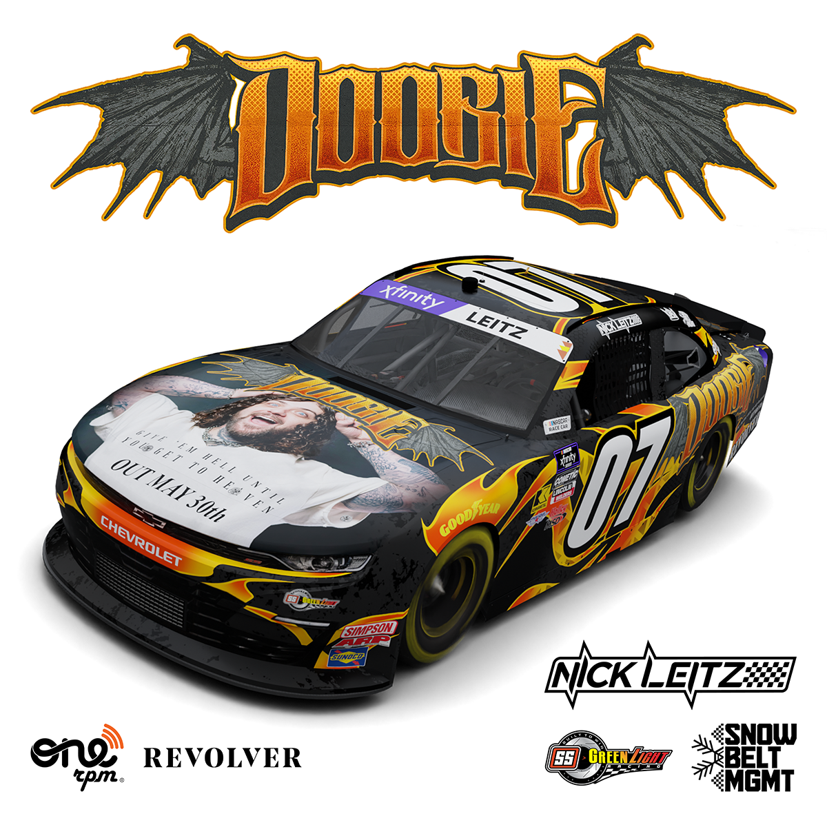 NICK LEITZ PARTNERS WITH DOOBIE AT NASHVILLE SUPERSPEEDWAY