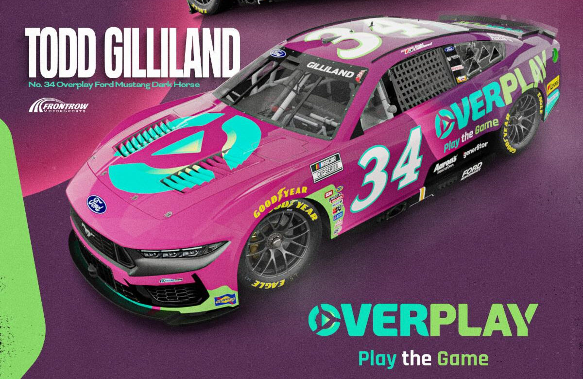 Overplay Joins Forces with Front Row Motorsports in New Partnership