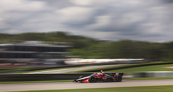 Ericsson Jumps to Top in Opening Barber Practice