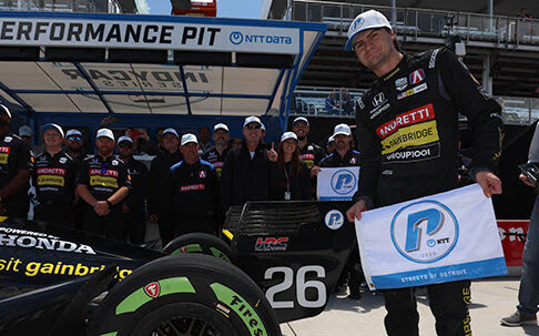 Herta Keeps Andretti Rolling with Motor City Pole