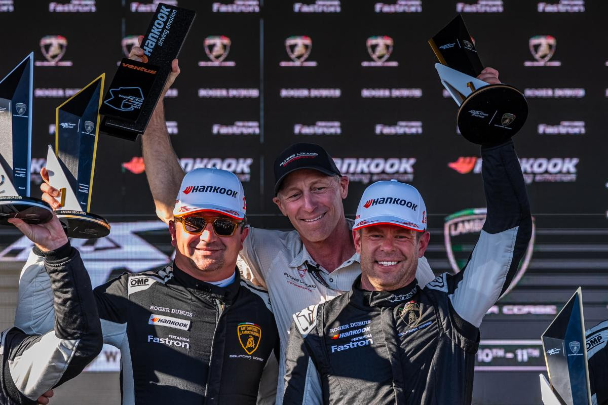 Flying Lizard Motorsports Celebrates Triple Podium Weekend at WeatherTech Raceway Laguna Seca