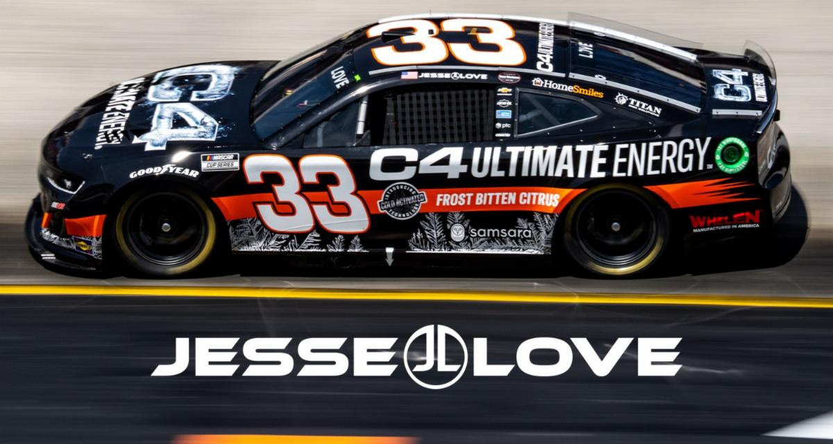 Jesse Love to Make Two Additional NASCAR Cup Series Starts in the No. 33 Chevrolet for Richard Childress Racing