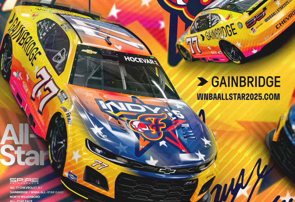 Spire Motorsports, Gainbridge to Promote AT&T WNBA All-Star 2025 in Indianapoli