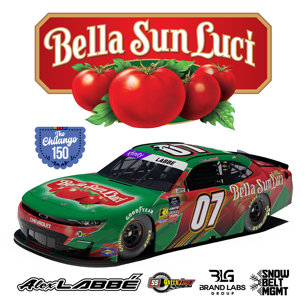 ALEX LABBÉ PARTNERS WITH BELLA SUN LUCI FOR NASCAR’S RETURN TO MEXICO CITY