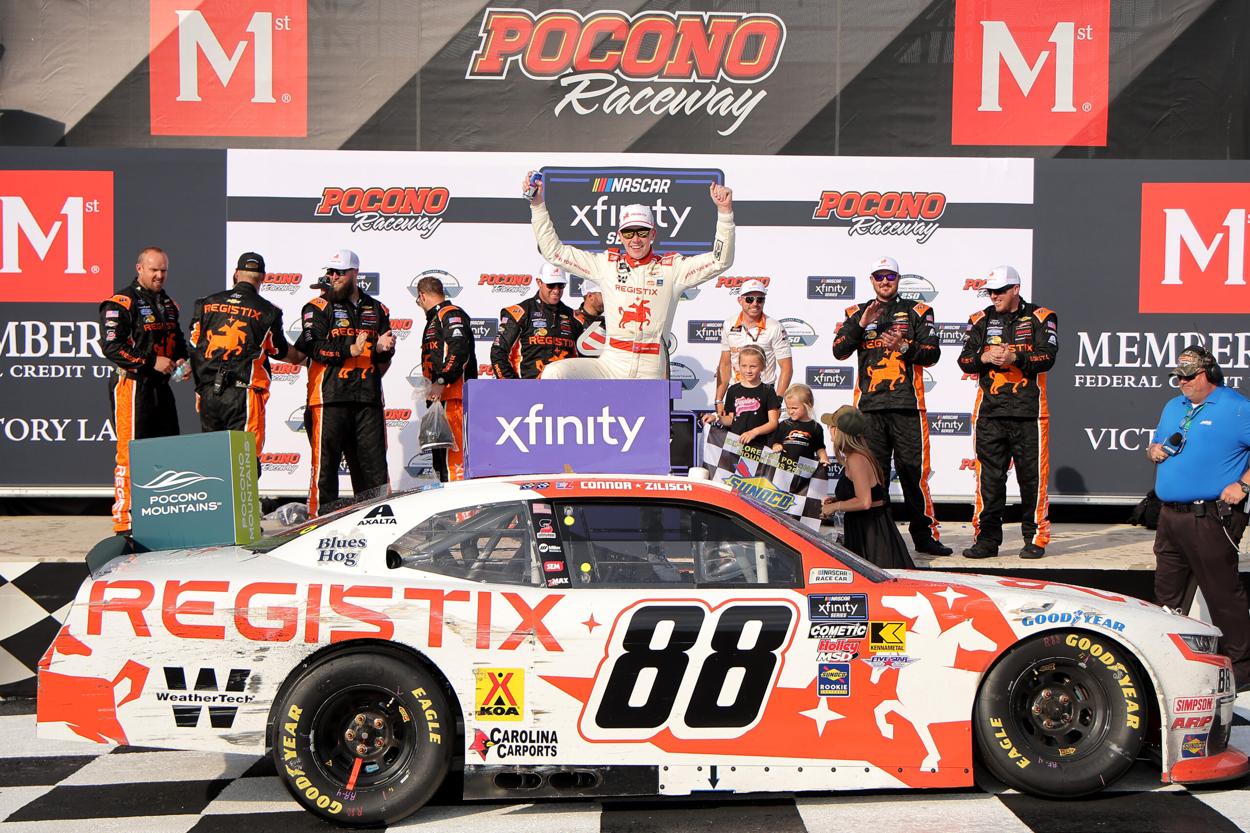 Zilisch wins the Explore the Pocono Mountains 250 at Pocono Raceway
