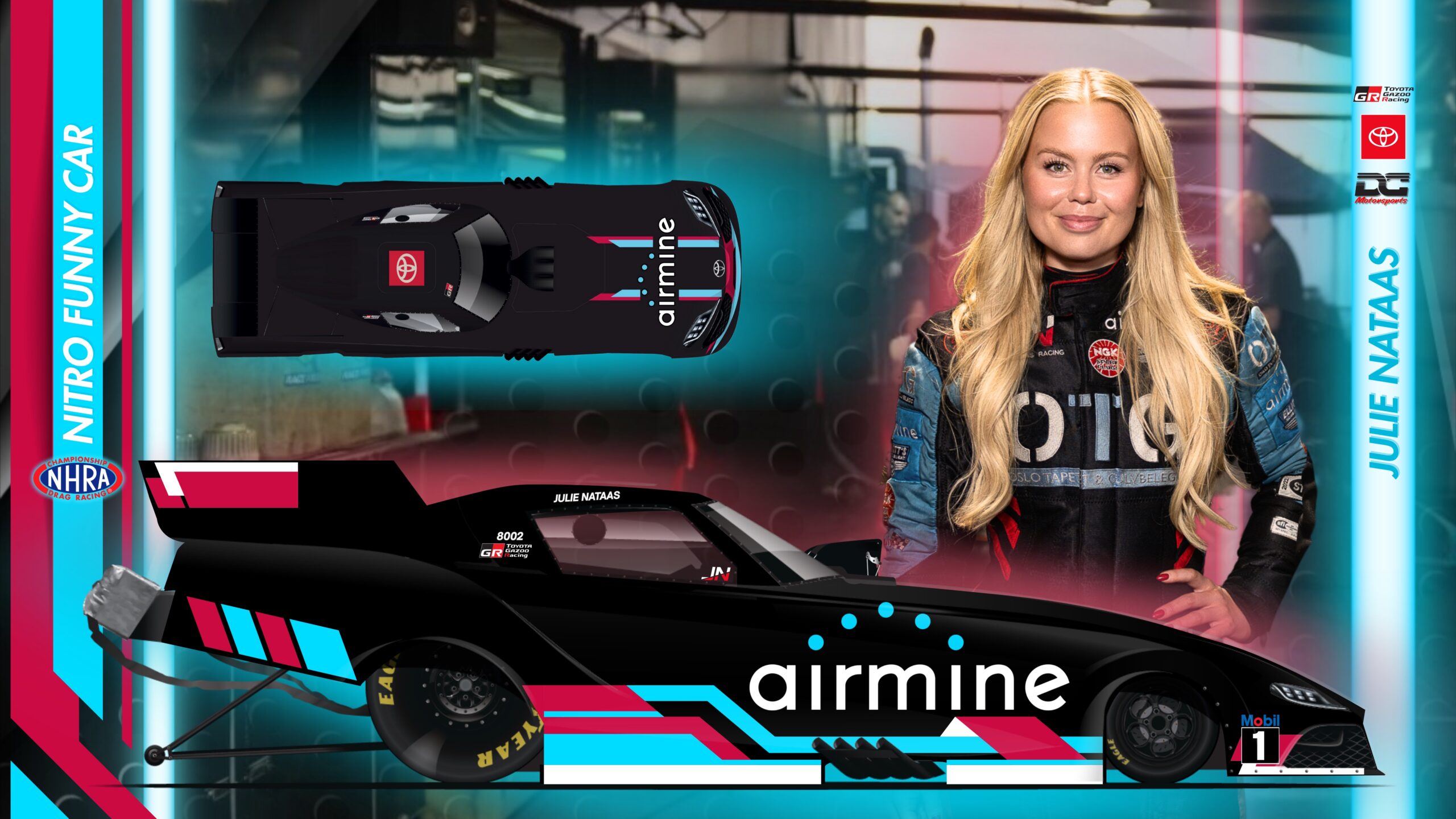 Julie Nataas to Make Nitro Funny Car Debut in Bristol With Del Worsham