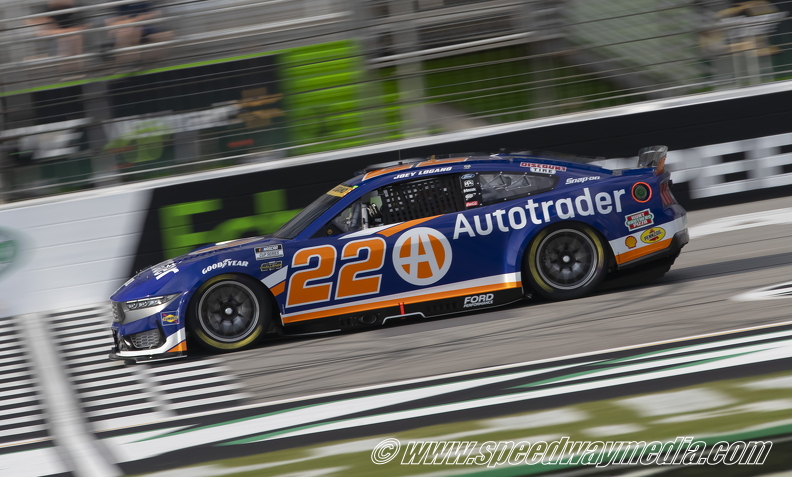 Joey Logano claims first Cup pole of 2025 in tie-breaker at EchoPark Speedway