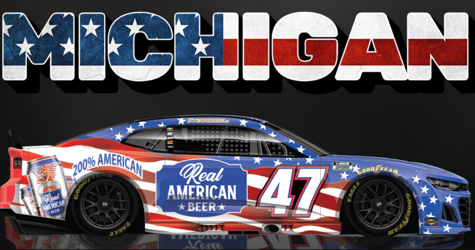Real American Beer Returns to the Track with Hyak Motorsports at the NASCAR FireKeepers Casino 400