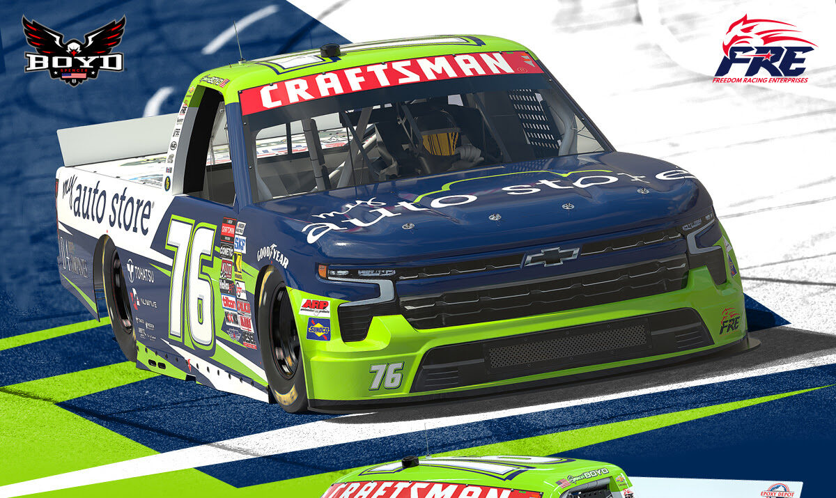 Auto Parts Supplier, My Auto Store, Backs Boyd for Back Half of Season