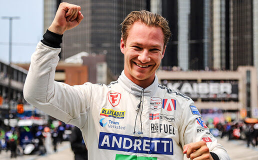 Hauger Runs Away from Chaos To Win in Detroit, Expand Points Lead