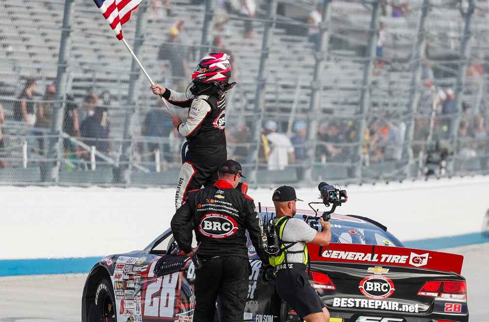 Brenden Queen reigns at the General Tire 150ARCA Menards Series race at Dover Motor Speedway