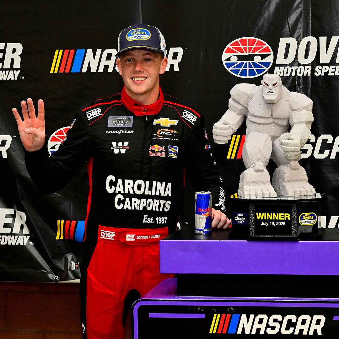 Connor Zilisch grabs second career Dover Motor Speedway victory in BetRivers 200