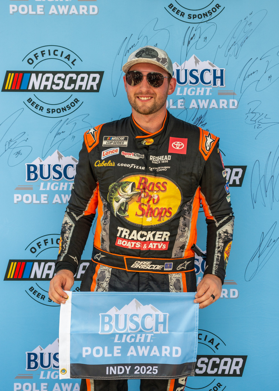 Chase Briscoe claims first Brickyard 400 pole; third crown-jewel event of 2025 season