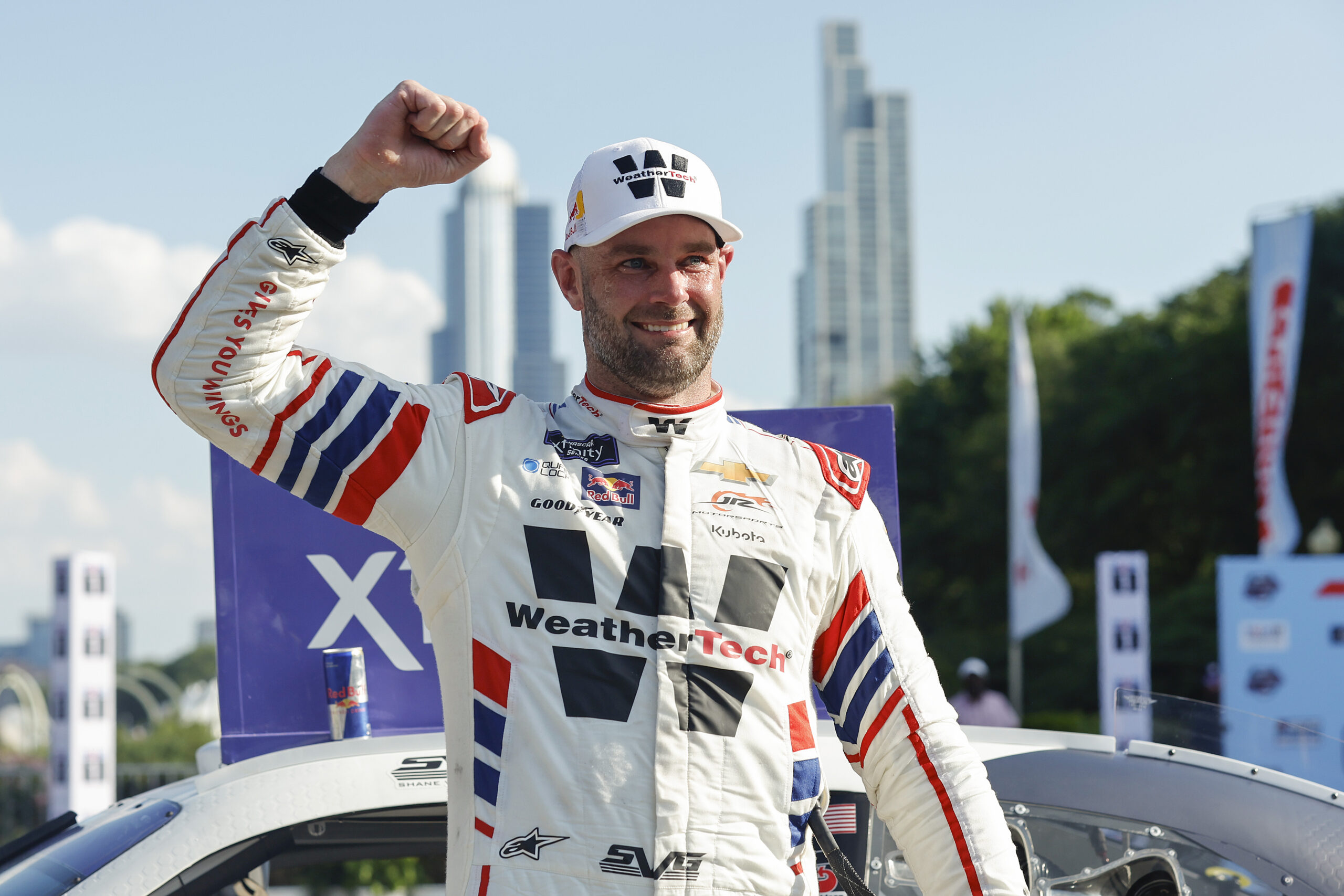 Shane van Gisbergen outduels teammate Connor Zilisch for second Xfinity victory at Chicago