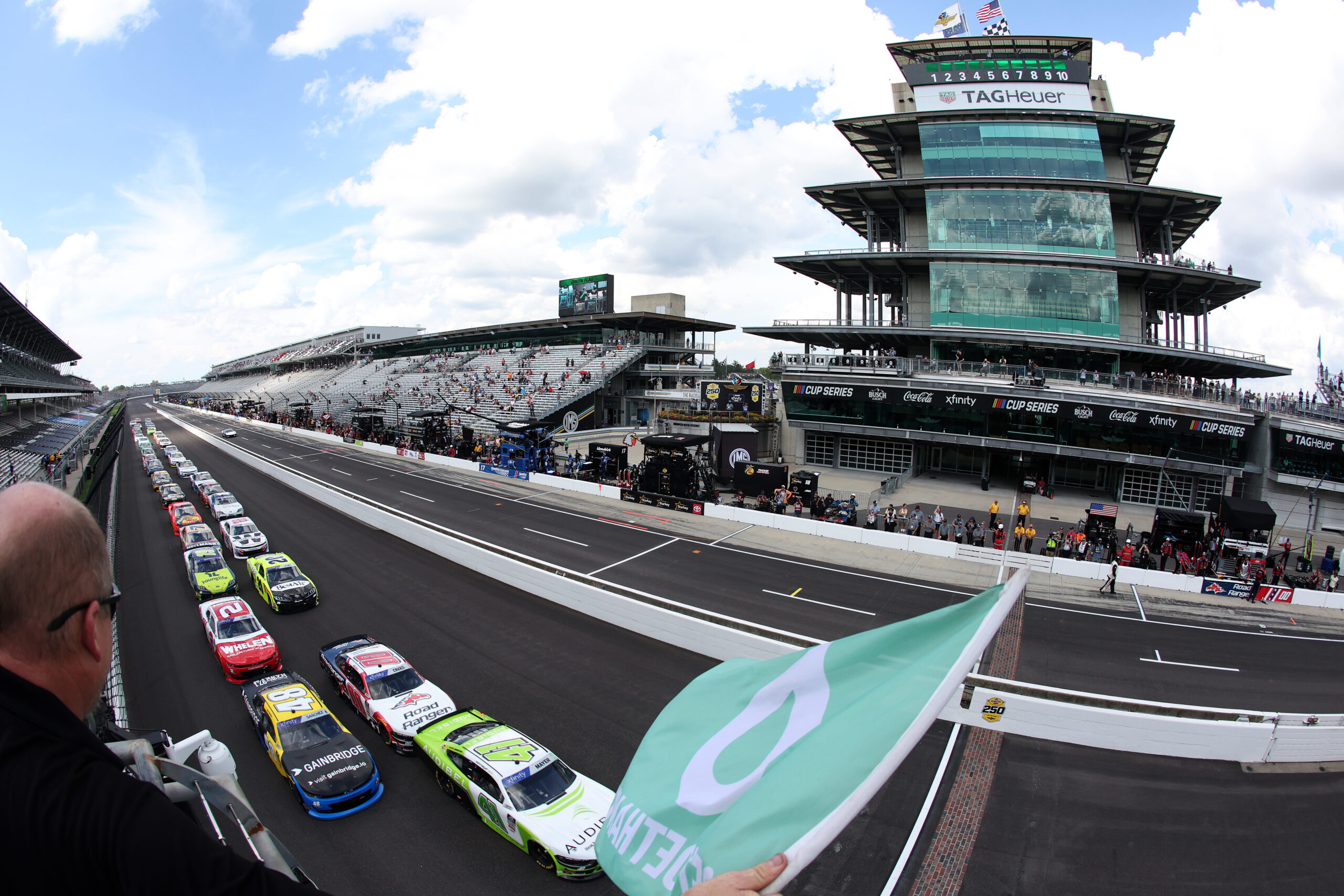 Austin Hill suspended after intentionally wrecking Aric Almirola at Indianapolis