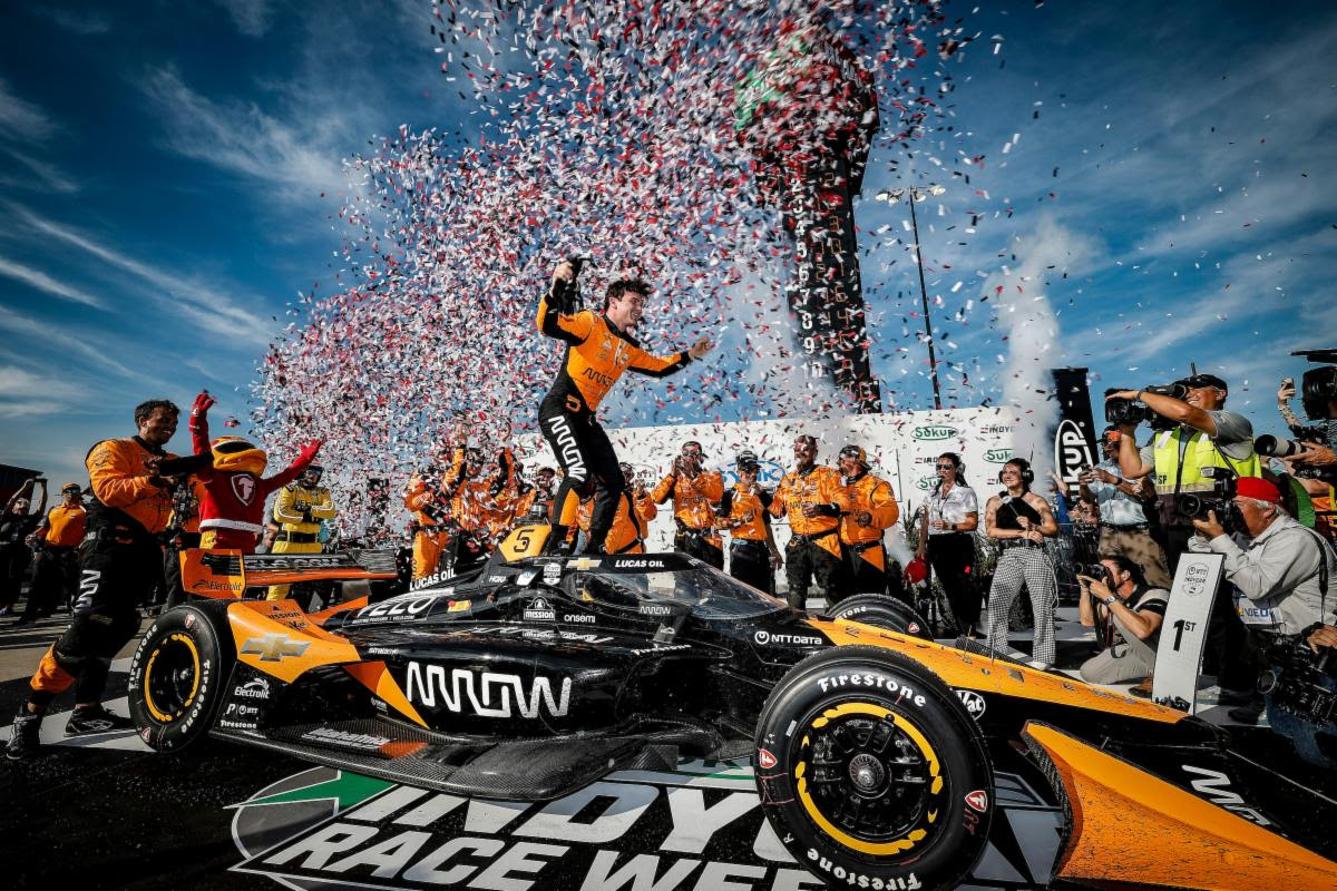 CHEVROLET INDYCAR AT IOWA: PATO O’WARD PUTS CHEVROLET IN VICTORY LANE AT IOWA – RACE NO, 1