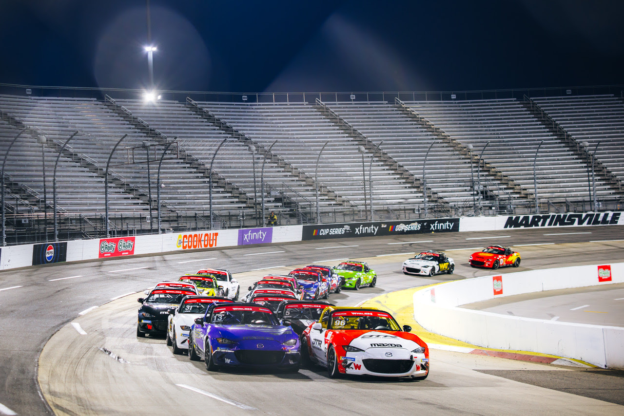 Whelen Mazda MX-5 Cup Returns to Martinsville for NASCAR Weekend