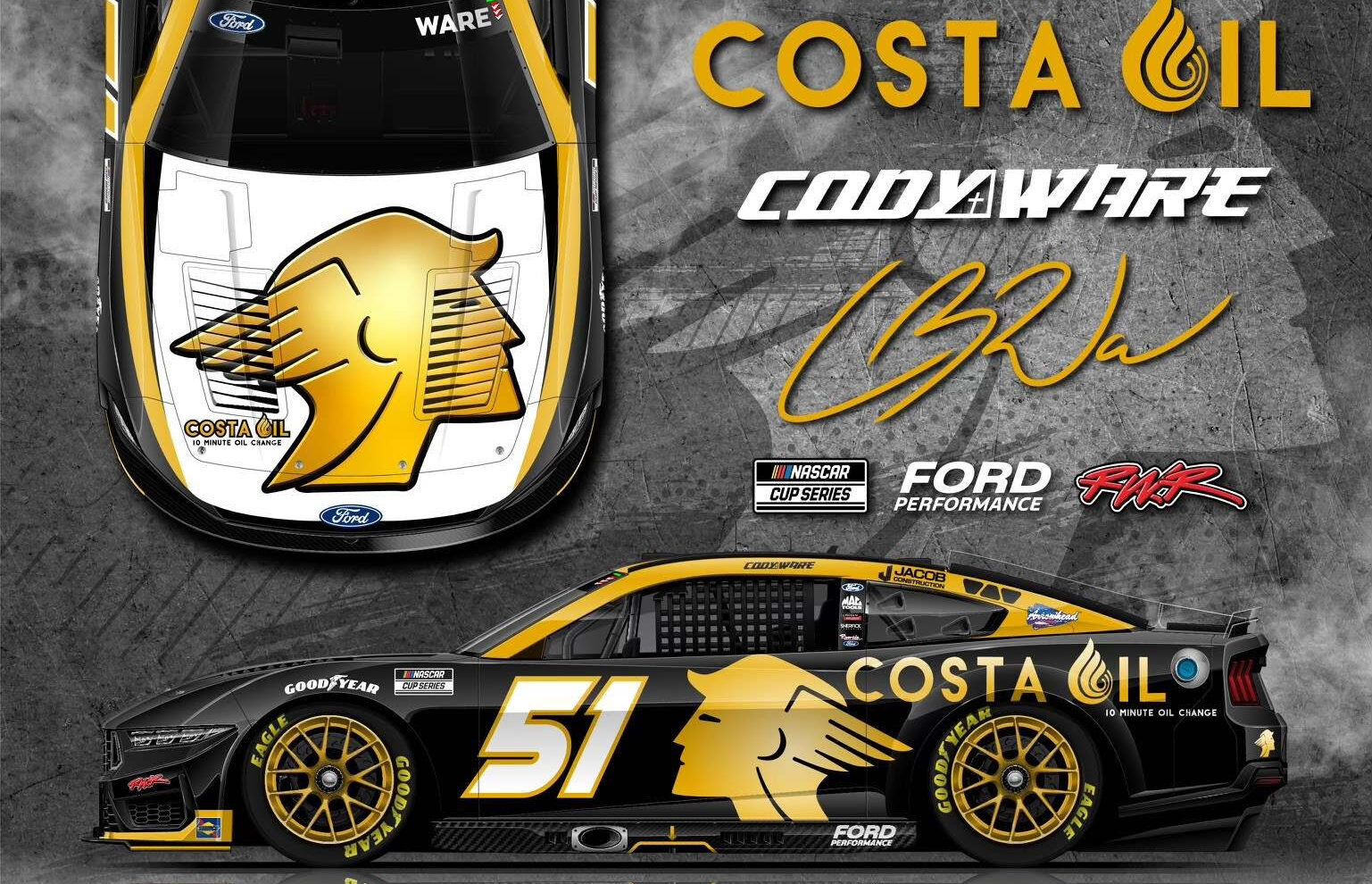 Costa Oil Joins Rick Ware Racing at Iowa