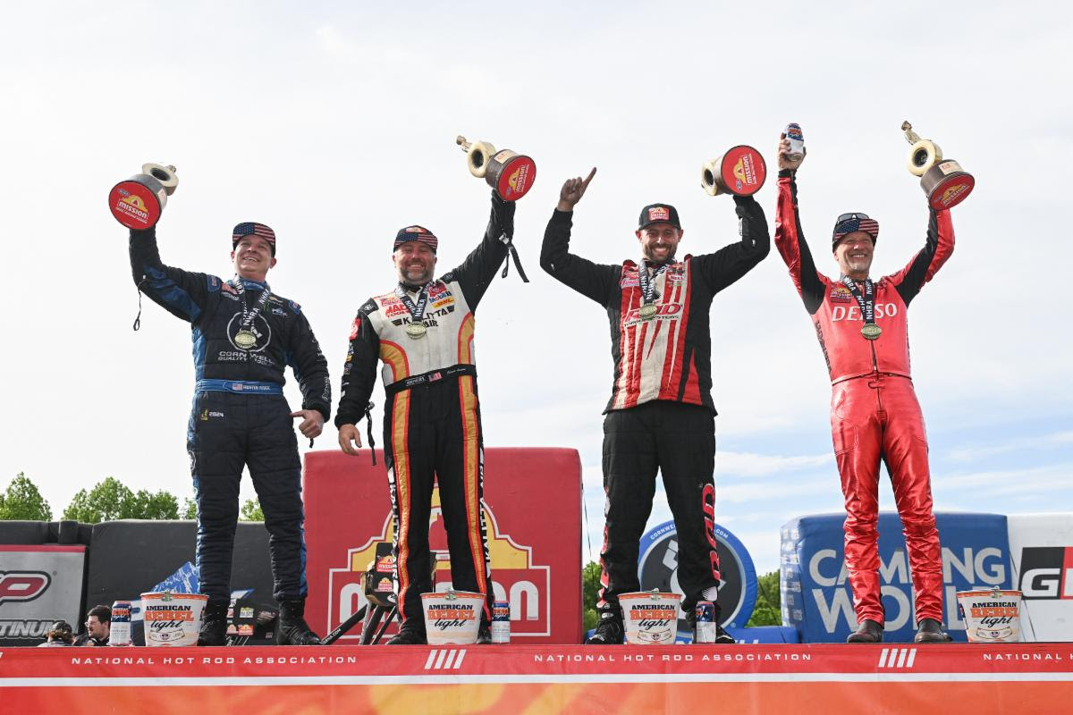 REGULAR SEASON CHAMPIONSHIP HUNT IN NHRA MISSION FOODS DRAG RACING SERIES HITS FINAL STRETCH