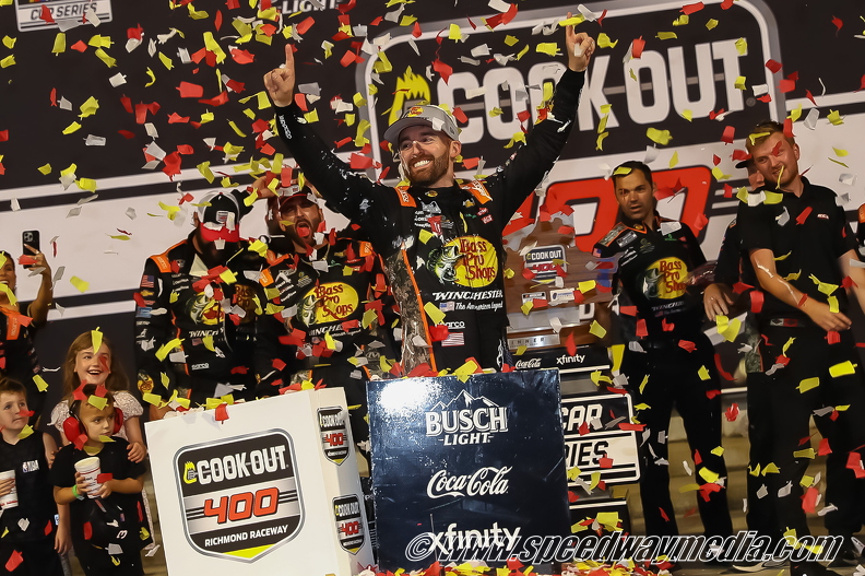 Austin Dillon wins at Richmond and advances to the playoffs