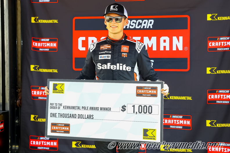 Corey Heim scores his fifth Truck Series pole this season at Richmond