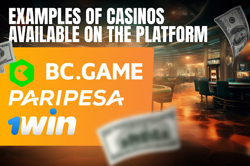 Examples of Casinos Available on the Platform