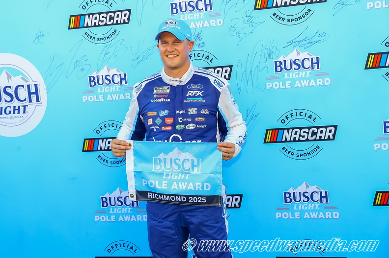 Ryan Preece tops qualifying at Richmond, earns second career Cup Series Pole