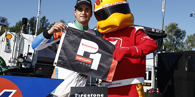 Collet Soaks Up Pressure To Win Portland Pole