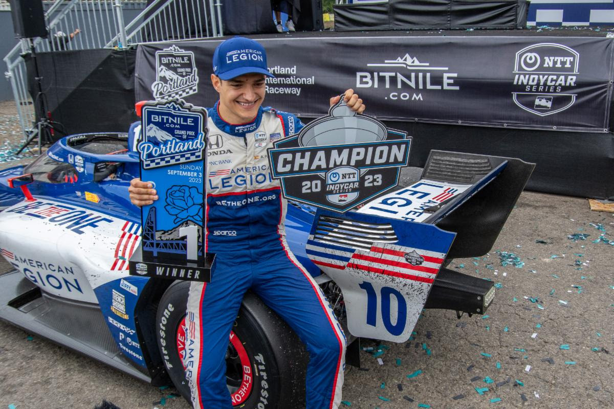 Indianapolis 500 winner Alex Palou looks to clinch a fourth NTT INDYCAR SERIES title in Portland on Sunday