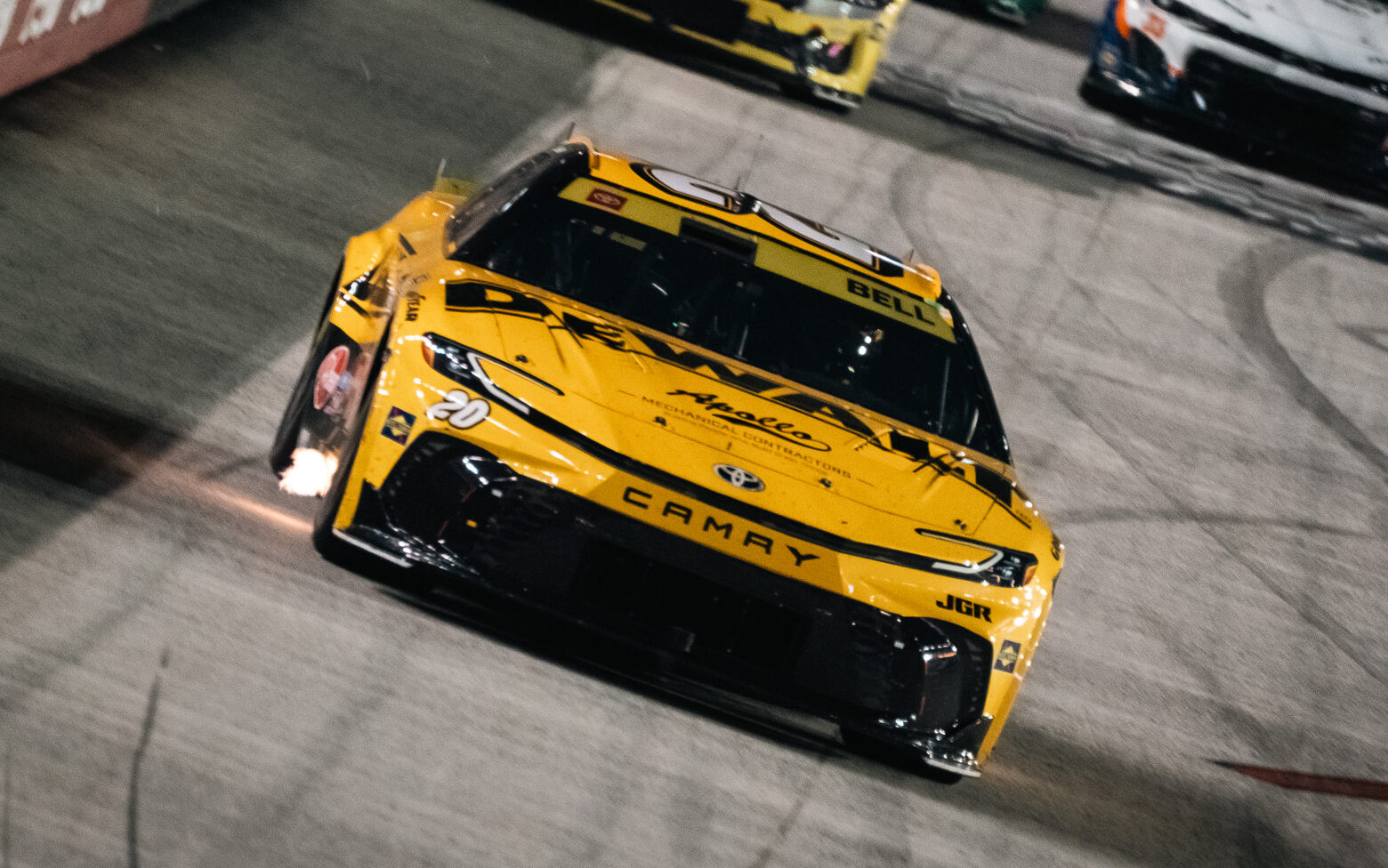 Bell, Almirola, and Riggs survive thunder valley