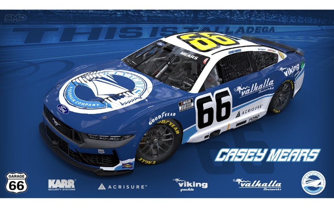 S.I. Yachts and Casey Mears Announce Three-Race Partnership