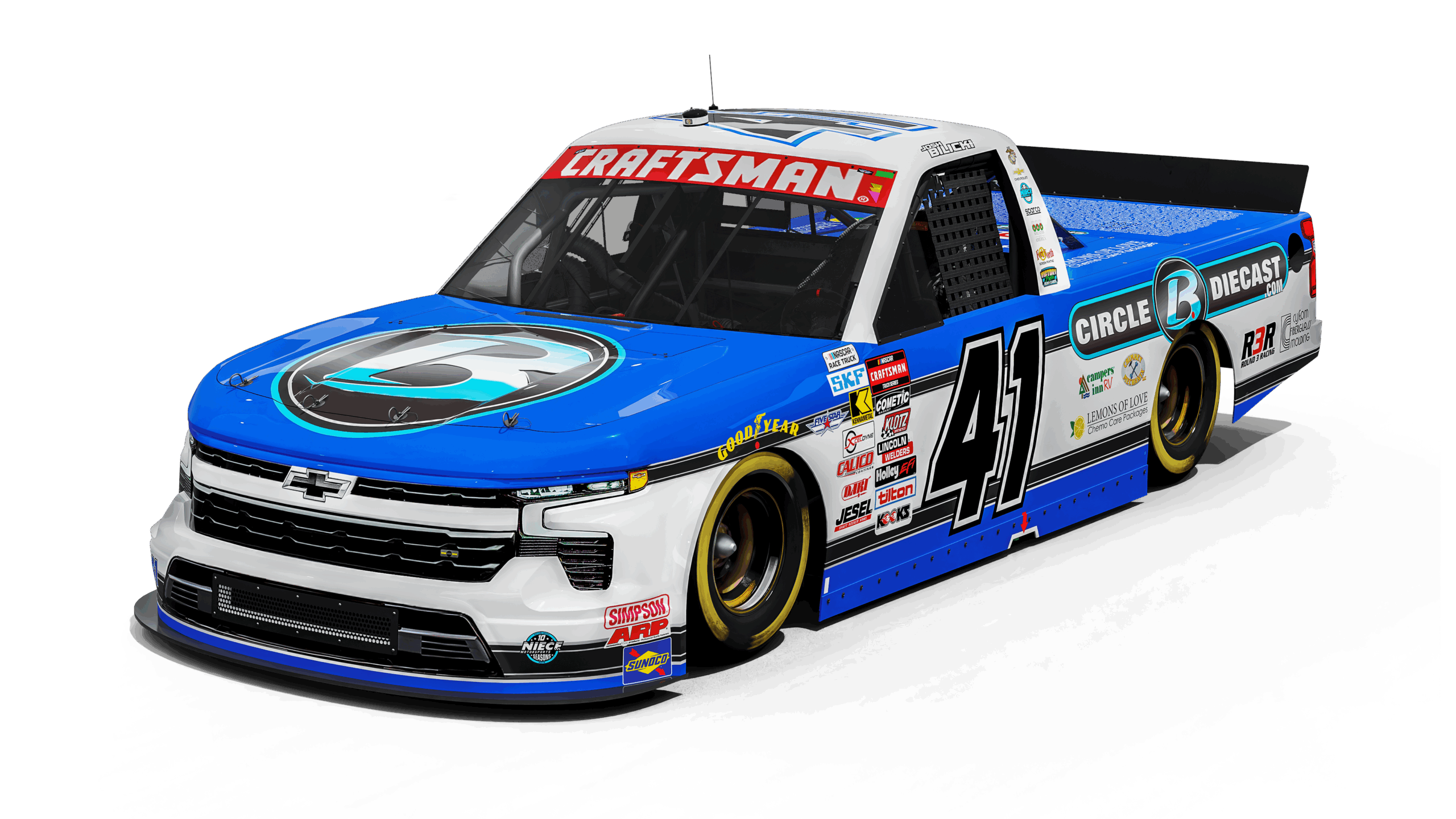 Circle B Diecast Partners with Niece Motorsports, Josh Bilicki at the Charlotte Motor Speedway ROVAL