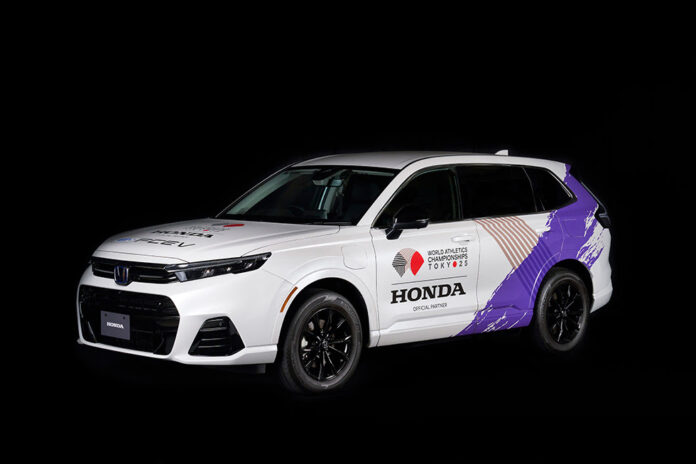 Men’s/Women’s Marathon Chief Judge’s vehicle(Honda CR-V e:FCEV)